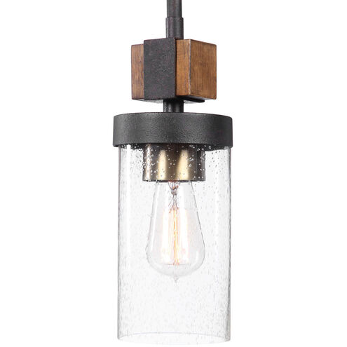 Atwood 1 Light 5 inch Deep Weathered Bronze Mini Pendant Ceiling Light