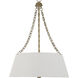 Andalucia 4 Light 24 inch Matte Brushed Gold Pendant Ceiling Light