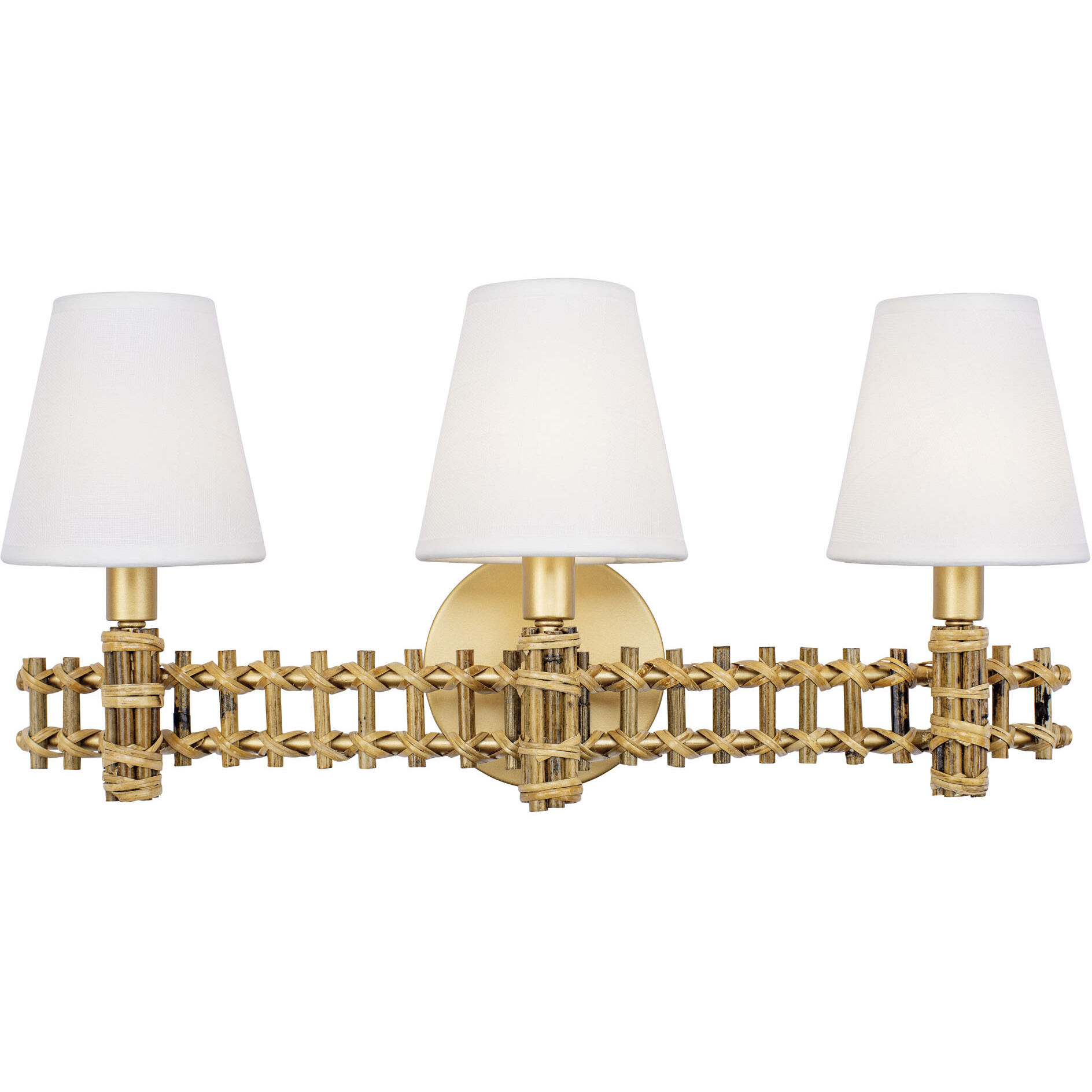 Nevis LED 22 inch French Gold Bath Vanity Wall Light