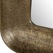 Alvaro 42.5 X 29.5 inch Plated Antique Brass Mirror