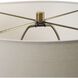 Palawan 31.25 inch 150.00 watt Crackled Turquoise Blue Glaze and Antique Brass Table Lamp Portable Light