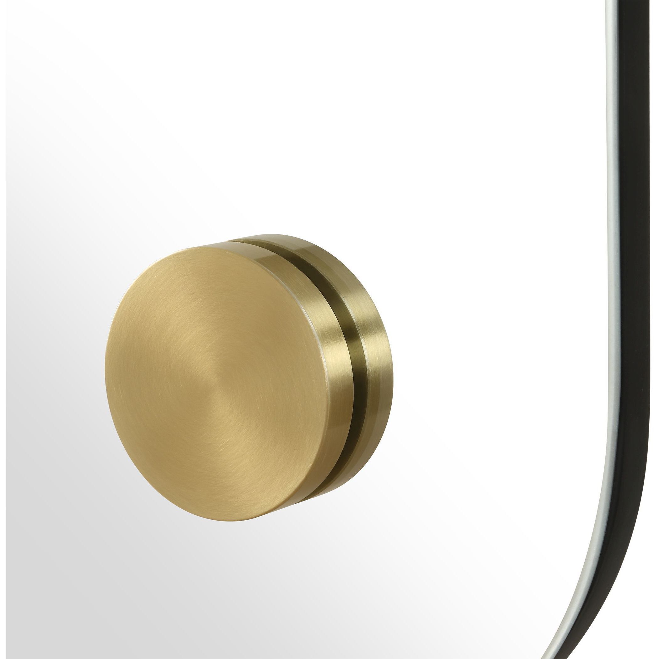 Hamrick 36 X 24 inch Mirror and Brass Mirror