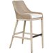 Paloma 44.7 inch Oatmeal and Cerused Wheat with Oyster White Outdoor Bar Stool