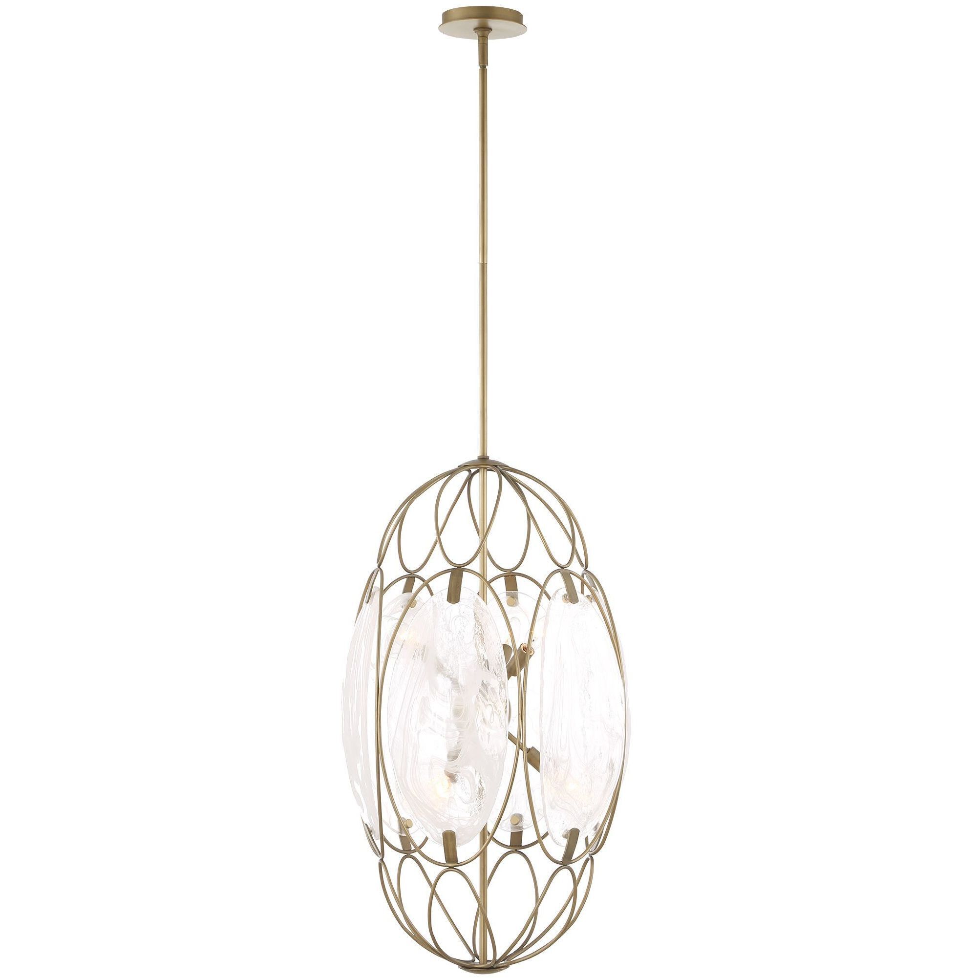 Valencia 6 Light 19 inch Soft Gold Pendant Ceiling Light