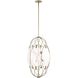 Valencia 6 Light 19 inch Soft Gold Pendant Ceiling Light