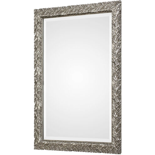 Evelina 35 X 25 inch Burnished Metallic Silver Wall Mirror
