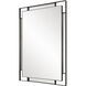 Stellan 39.63 X 27.75 inch Matte Black Mirror
