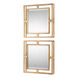 Allick 18 X 18 inch Gold Wall Mirrors, Square, Grace Feyock