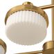 Wedge 12 Light 40.63 inch Warm Brass Chandelier Ceiling Light