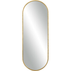 Varina 60 X 22 inch Antiqued Gold Leaf Mirror