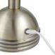 Breece 11.25 inch Plated Brass Rechargeable LED Accent Lamp Portable Light