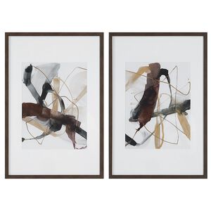 Burgundy Interjection 40 X 27 inch Abstract Prints