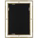 It's All Connected 40 X 30 inch Plated Brass Mirror