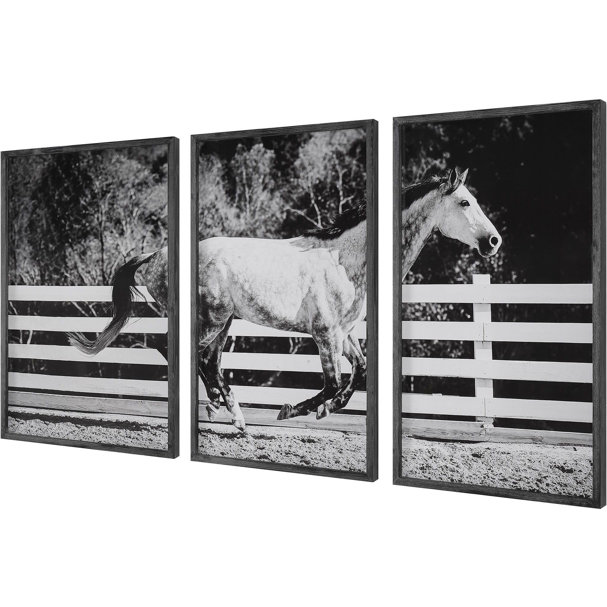 Galloping Forward 35 X 21 inch Equine Prints
