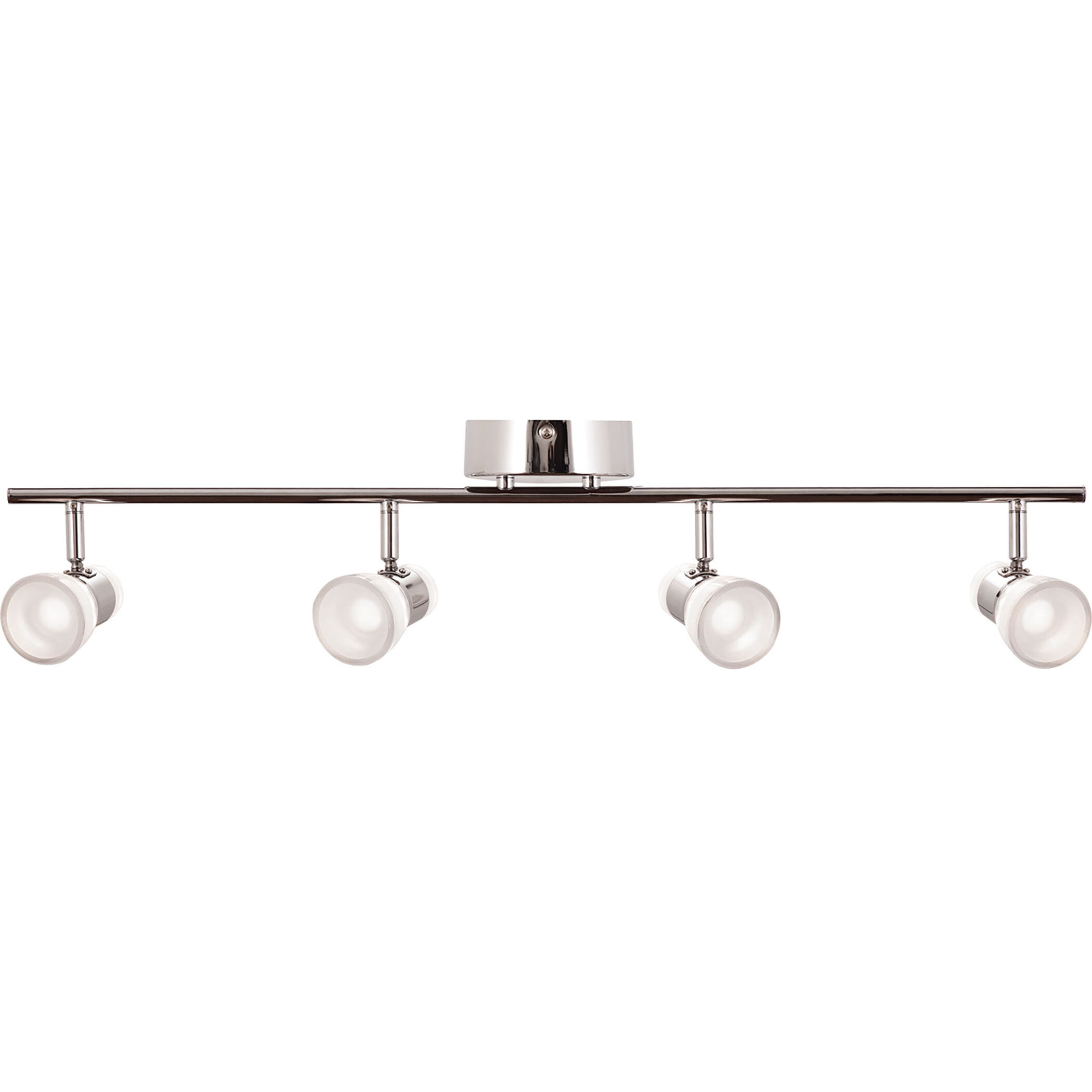 Gage 4 Light 120V Polished Chrome Fixed Rail Ceiling Light
