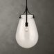 Dewdrop 1 Light 13.5 inch Matte Black Pendant Ceiling Light