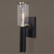 Jarsdel 1 Light 5 inch Black and Antique Brass Sconce Wall Light