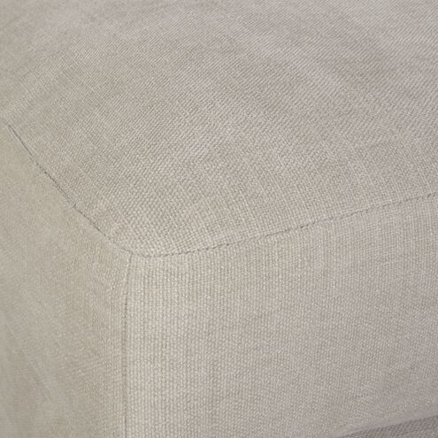 Refuge Light Sand Polyester Sofa, Left Arm Facing