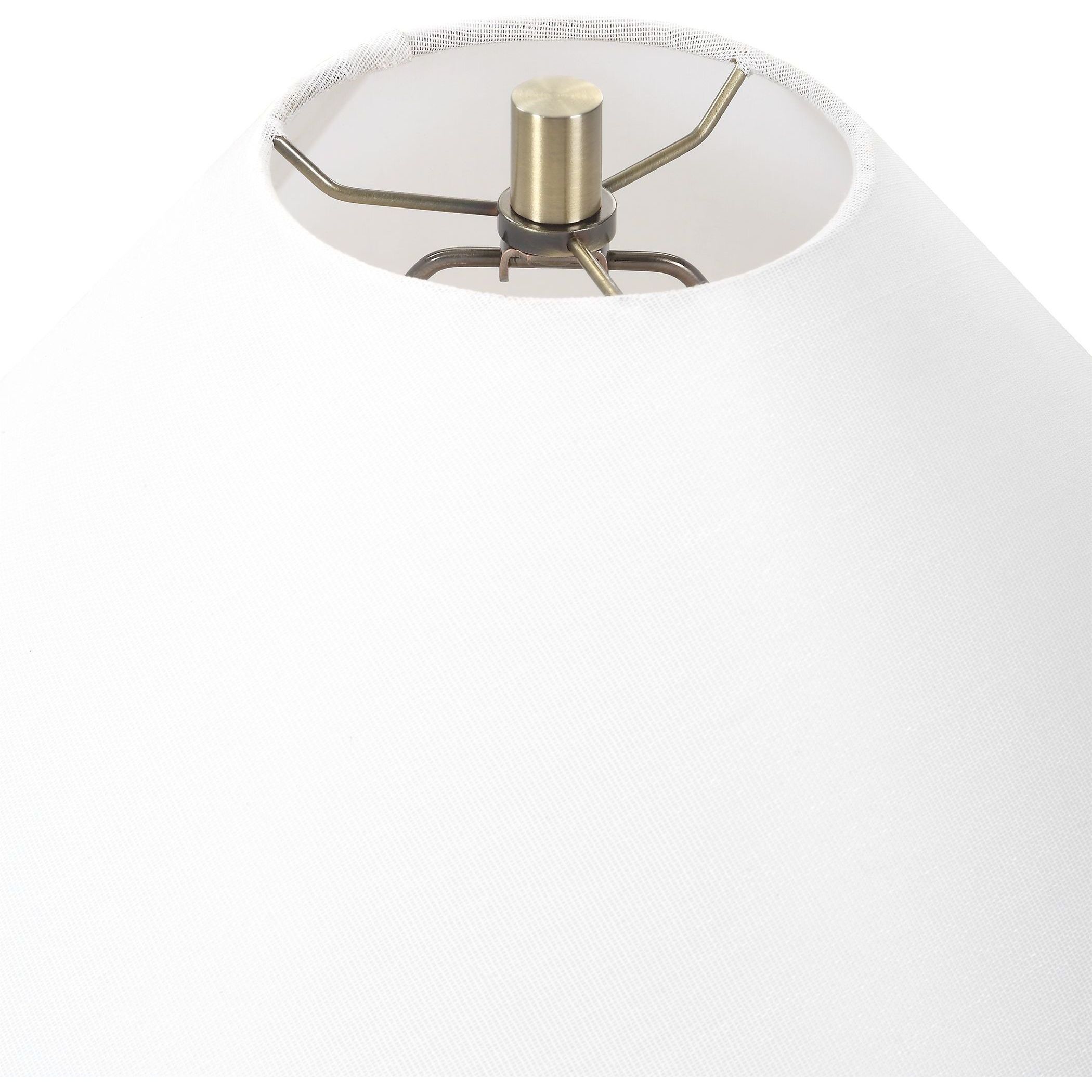 Green Thumb 27.5 inch 150 watt Moss Green and Brass Table Lamp Portable Light