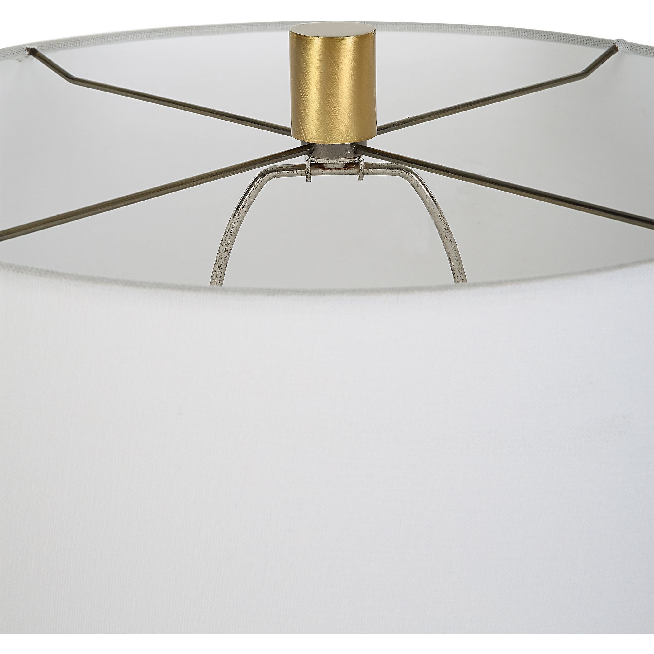 Separate 36 inch 150.00 watt Rustic Black and Antique Brass with Black Marble Table Lamp Portable Light