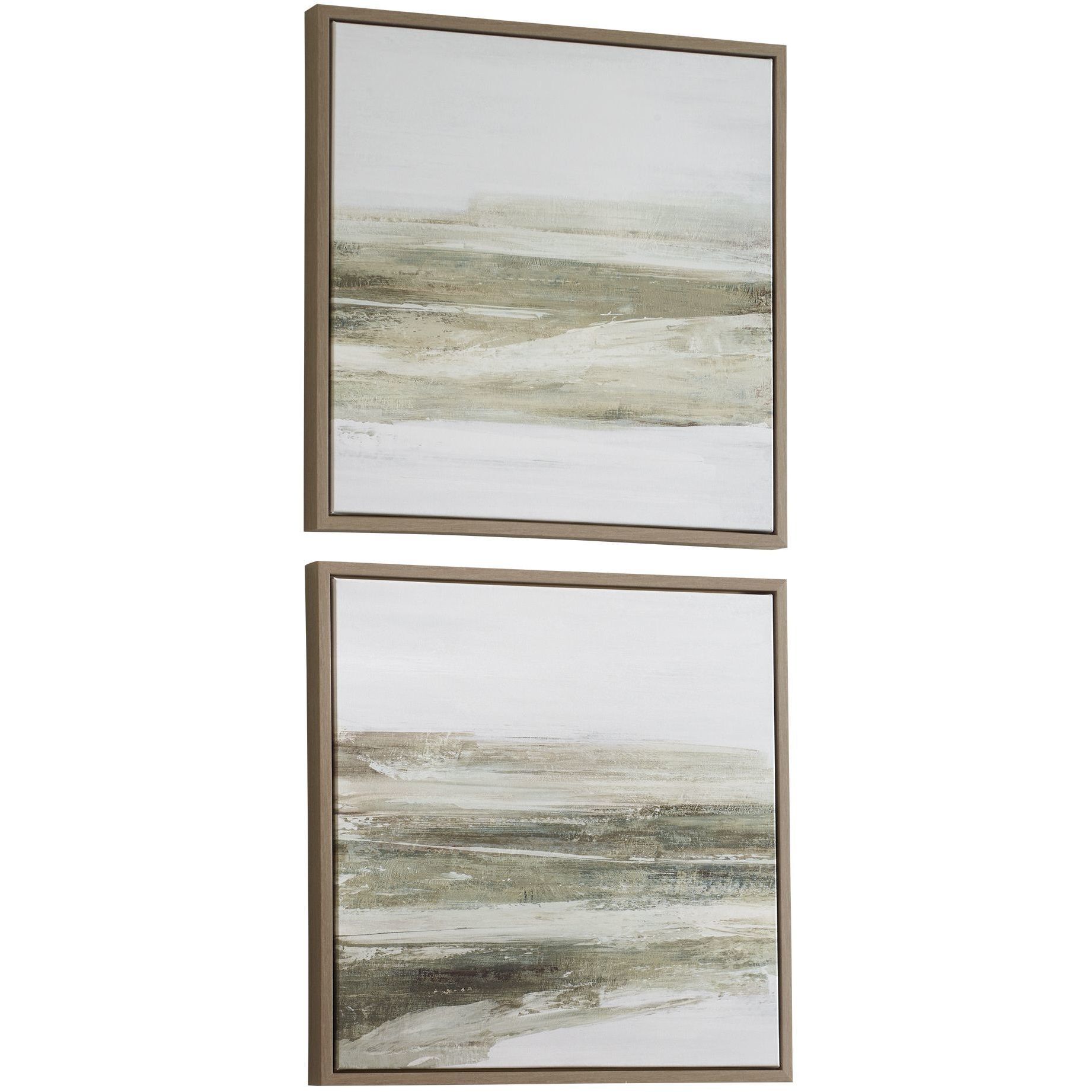 All Of A Sudden Multicolor Framed Canvases, Set of 2