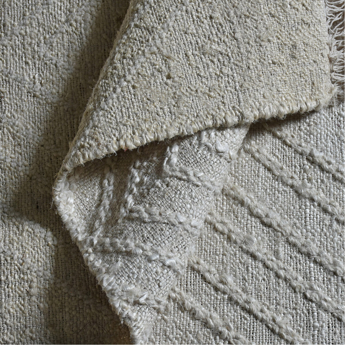 Aledo 108 X 72 inch Undyed Wool Rug, 6ft x 9ft