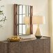 Macario 40 X 30 inch Walnut Veneer and Antique Gold Mirror