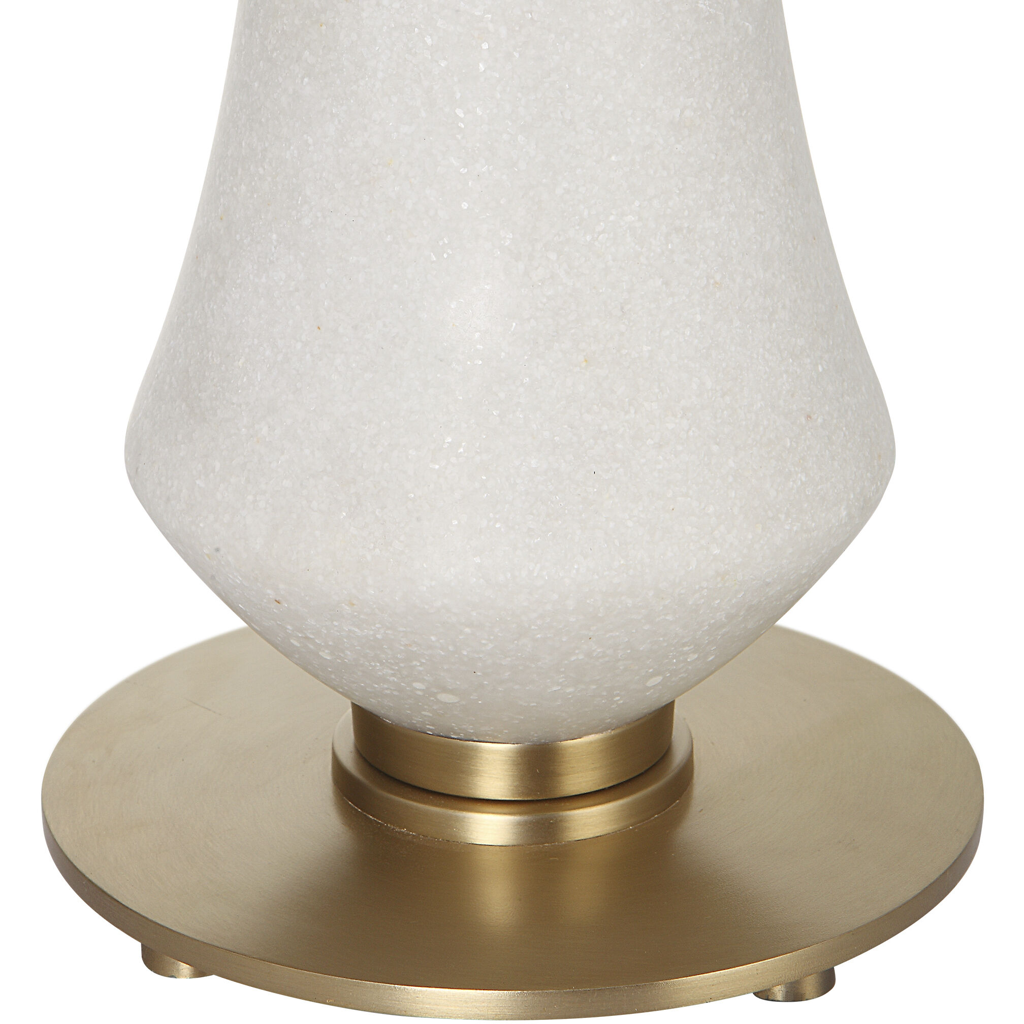 Marille 36 inch 150.00 watt Ivory Man-Made Stone and Brushed Brass Table Lamp Portable Light