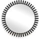 Jael 42.88 X 42.88 inch Satin Black and Polished Gold Mirror