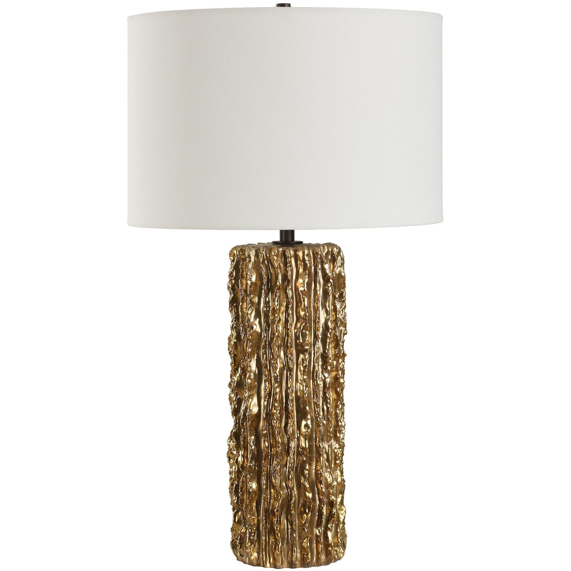 Echo 27.75 inch 150.00 watt Gold and Black Table Lamp Portable Light