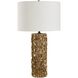 Echo 27.75 inch 150.00 watt Gold and Black Table Lamp Portable Light