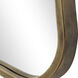 Pavia 36.25 X 27.5 inch Antiqued Gold Vanity Mirror