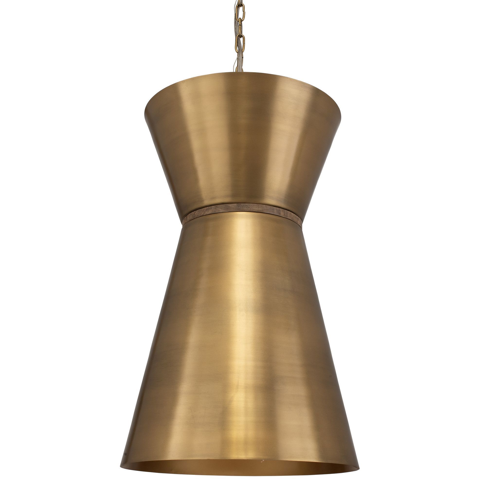 Crocker 1 Light 14.5 inch Antique Brass and Natural Woven Mini Pendant Ceiling Light