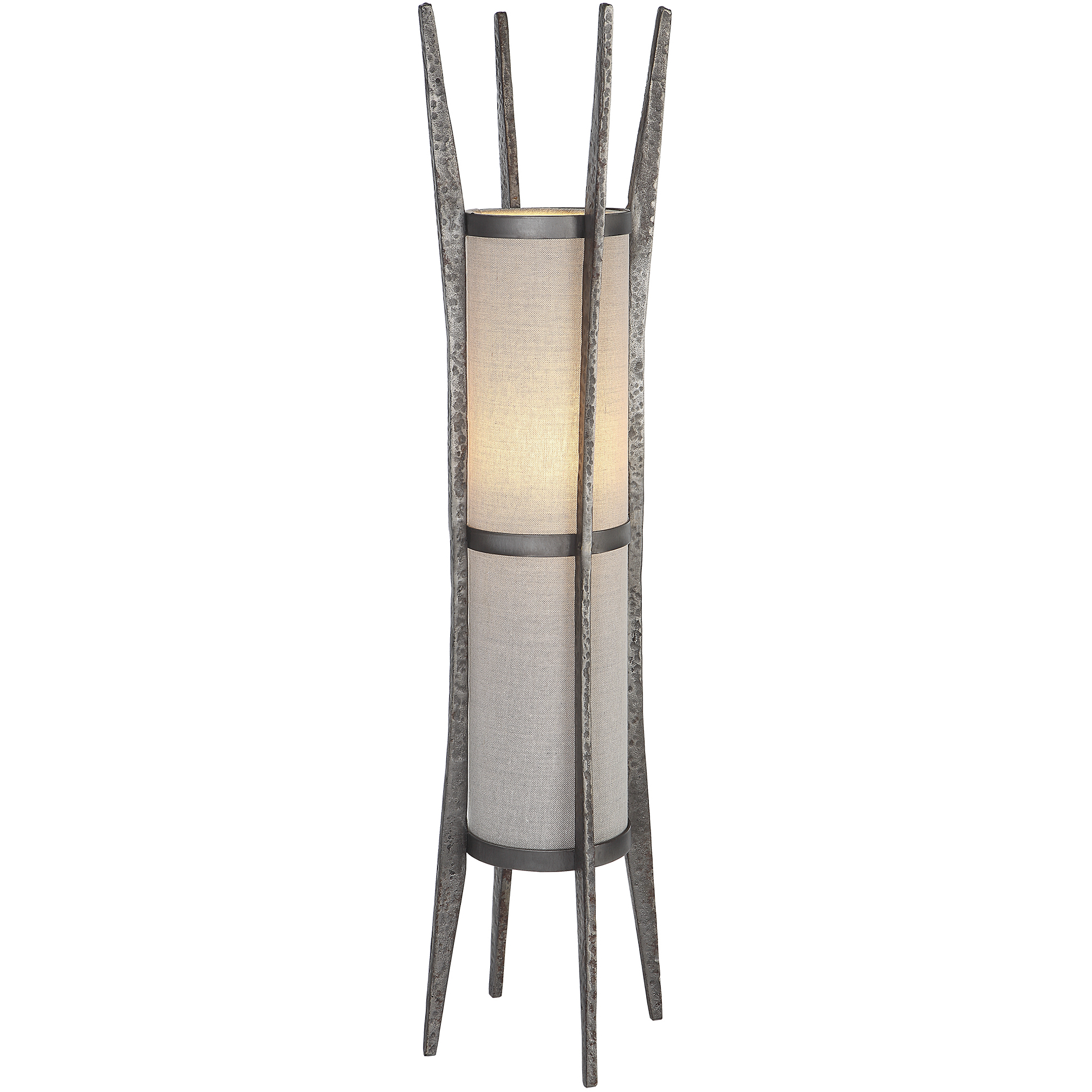 Fortress 33 inch 40.00 watt Aged Pewter Accent Lamp Portable Light