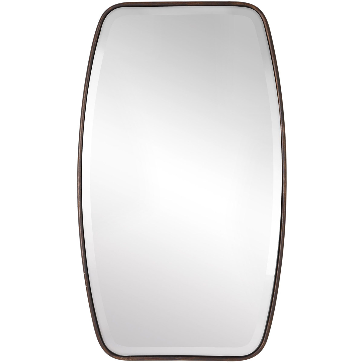 Canillo 36 X 21 inch Distressed Dark Bronze Wall Mirror