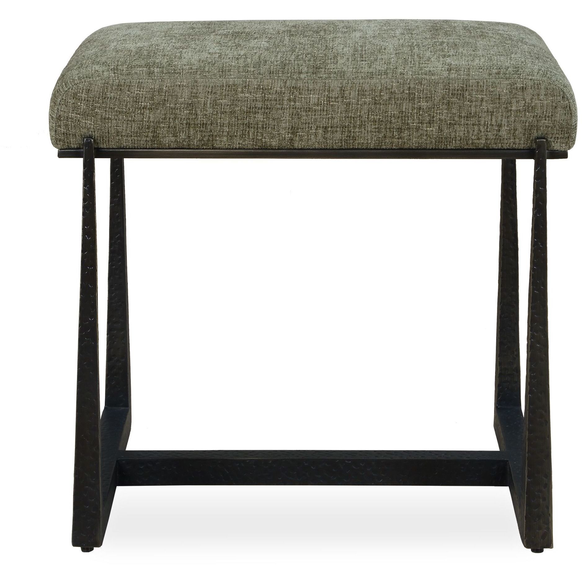 Midas Antique Bronze and Moss Toned Polyester Bench, Small