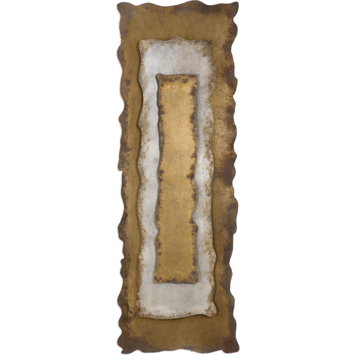 Jaymes Antique Bronze with Silver and Gold Wall Art