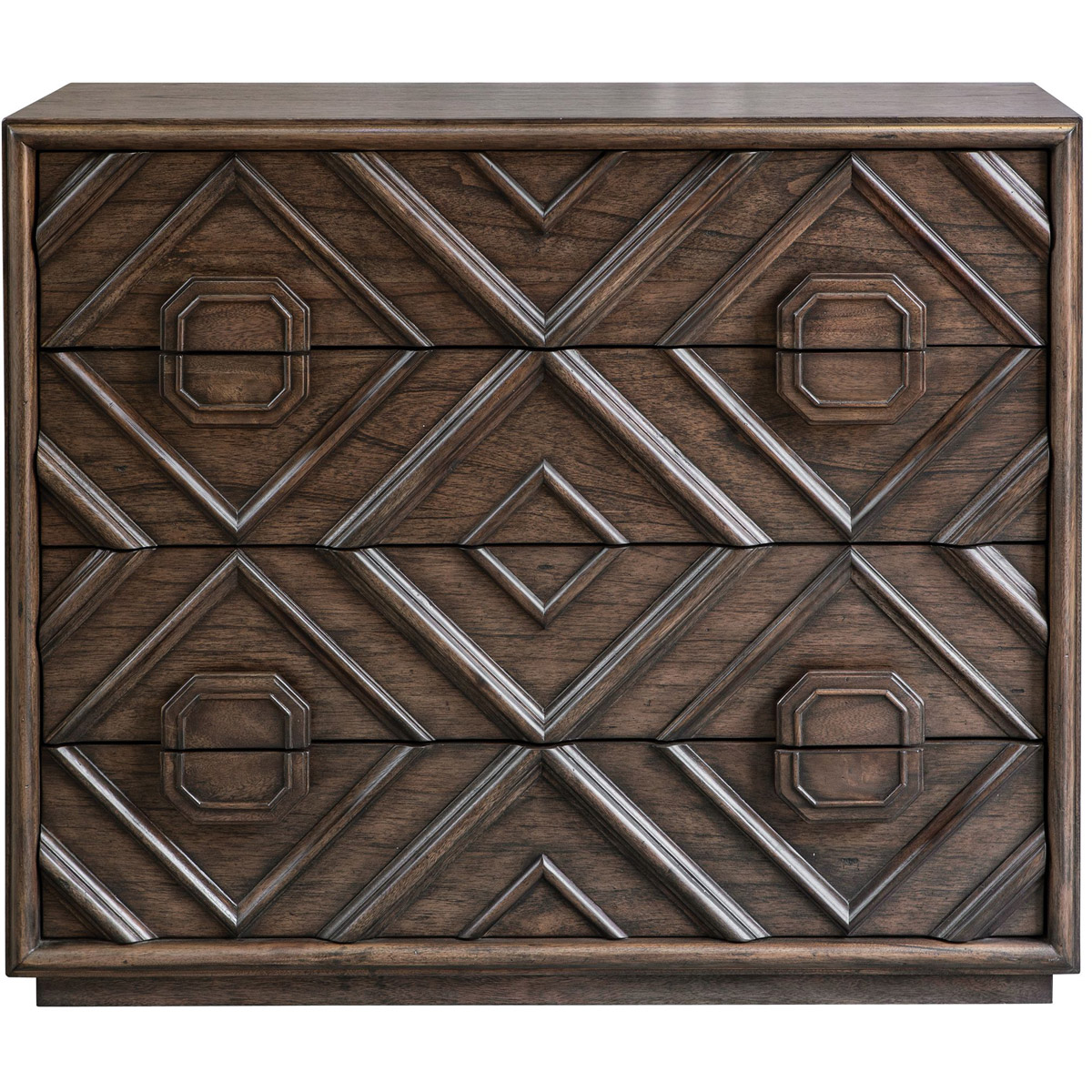 Mindra Deep Walnut Drawer Chest