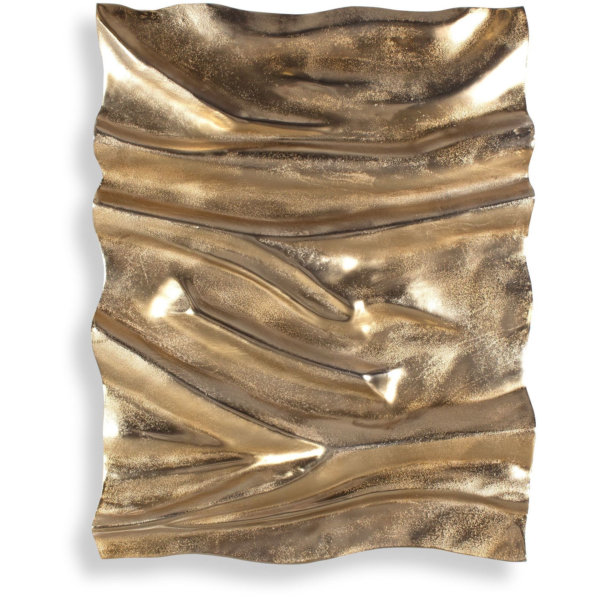 Undulate Gold Wall Panel