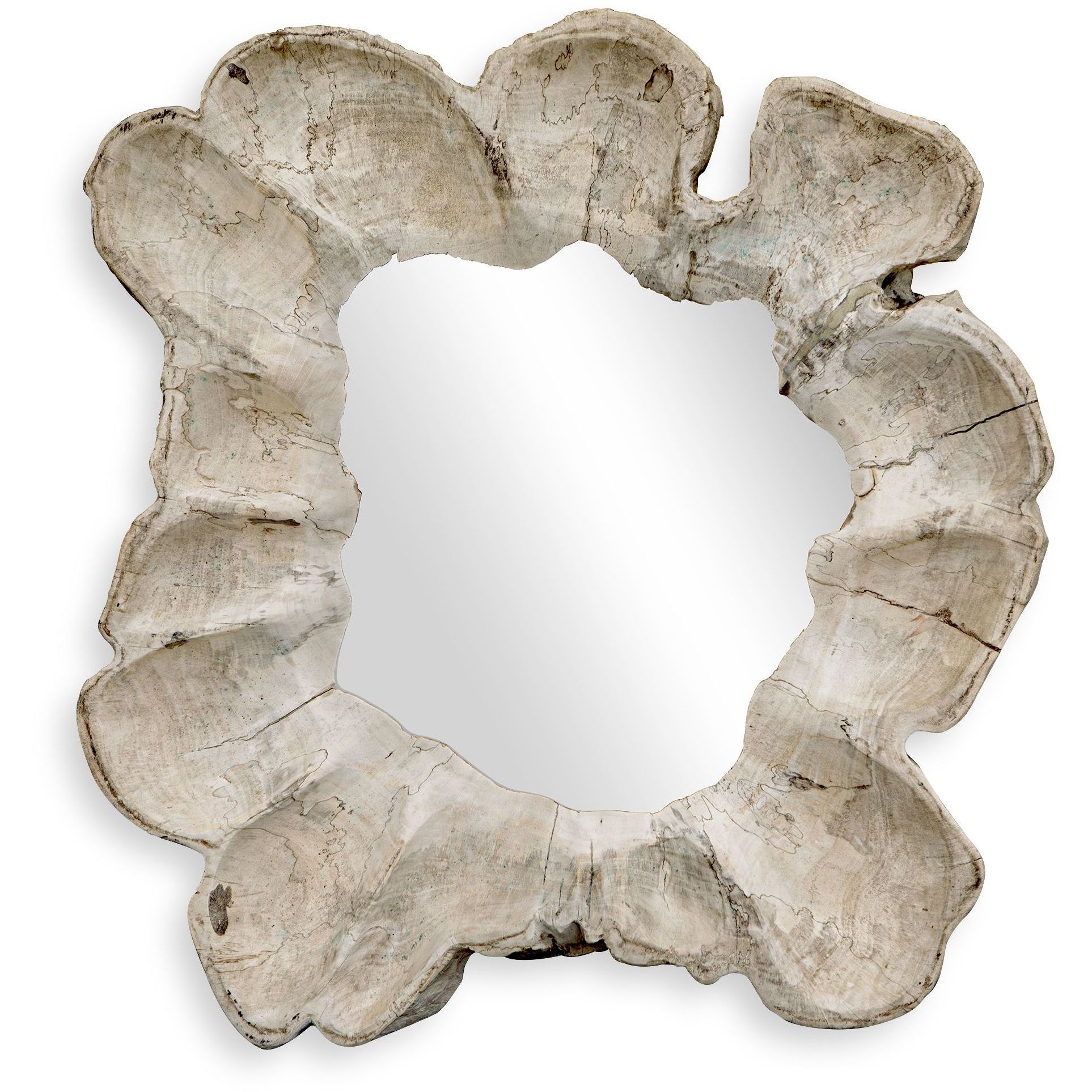 Ariadne 31.5 X 28 inch Bleached Tamarind Wood Mirror