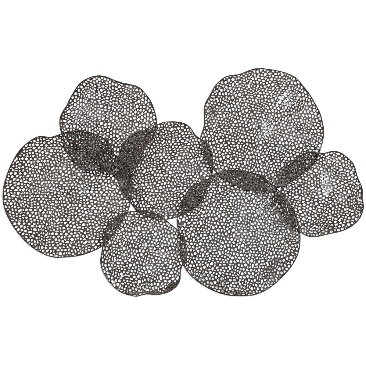 Ripley 47 X 26 inch Metal Leaf Wall Art