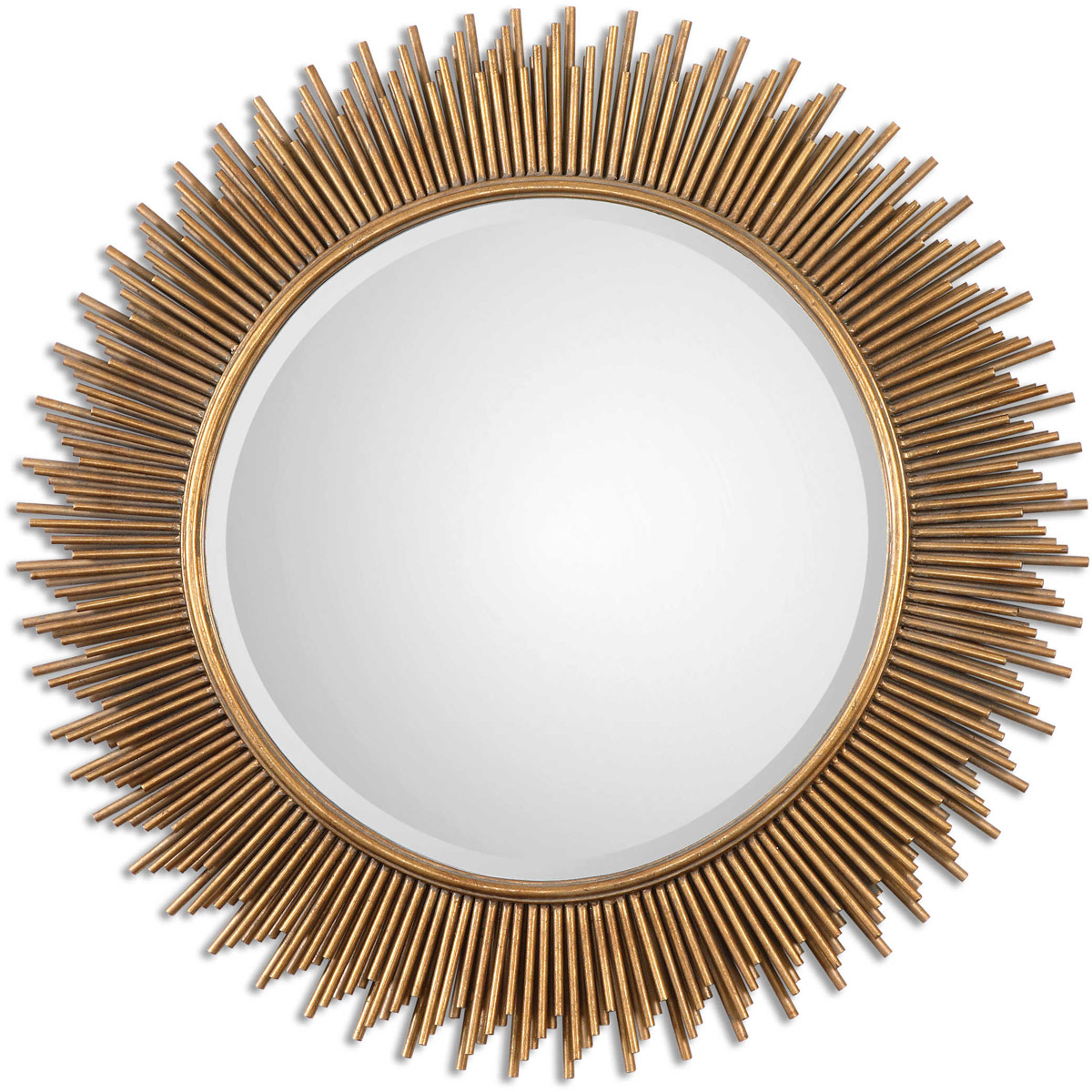 Marlo 36 X 36 inch Gold Round Mirror