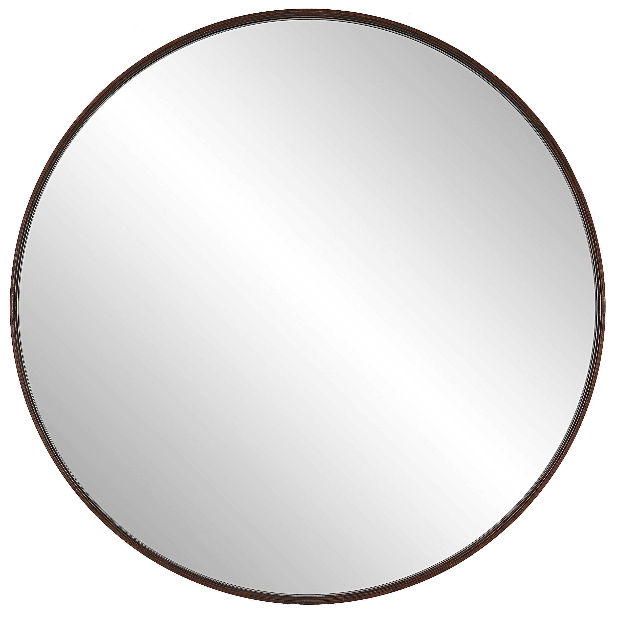 Eden 36 X 36 inch Dark Mahogany Stain Mirror