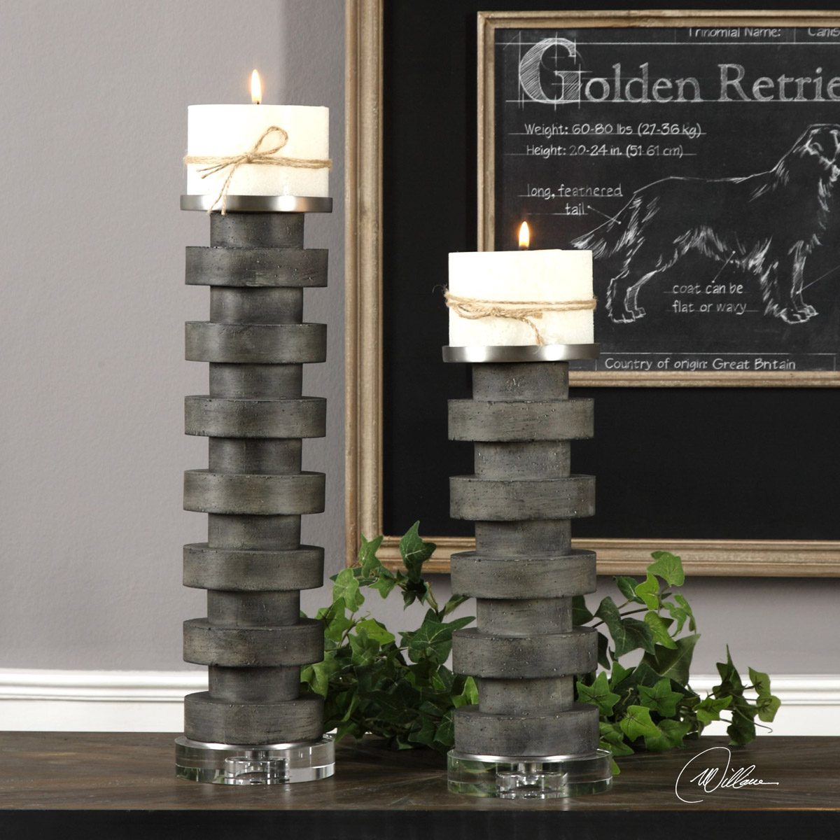 Karun 17 X 5 inch Candleholders