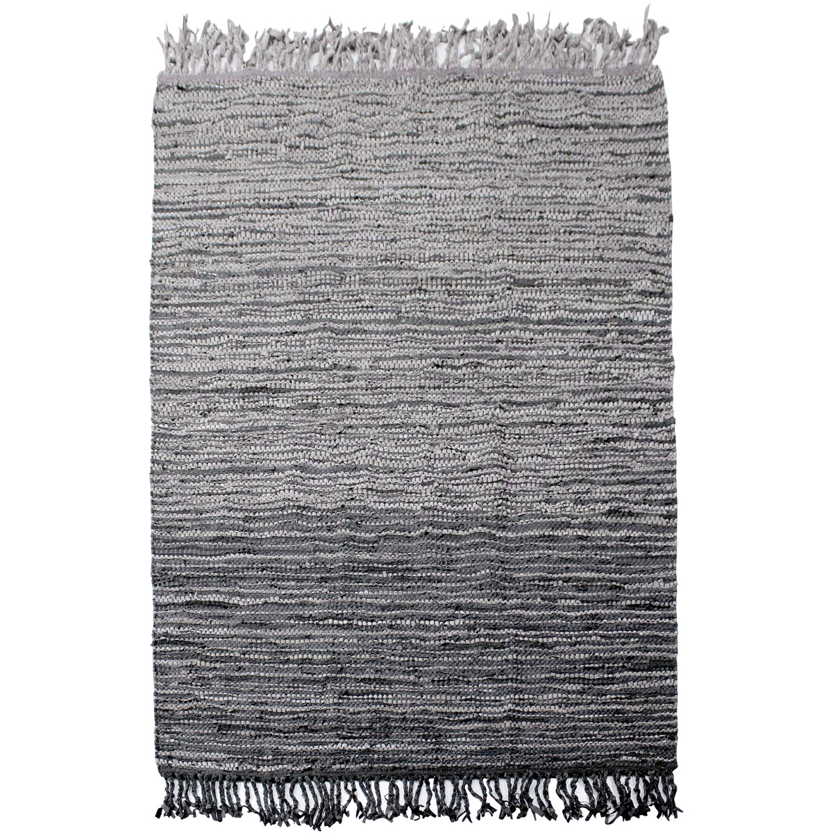 Kirvin 108 X 72 inch Taupe and Rustic Charcoal Rug, 6ft x 9ft