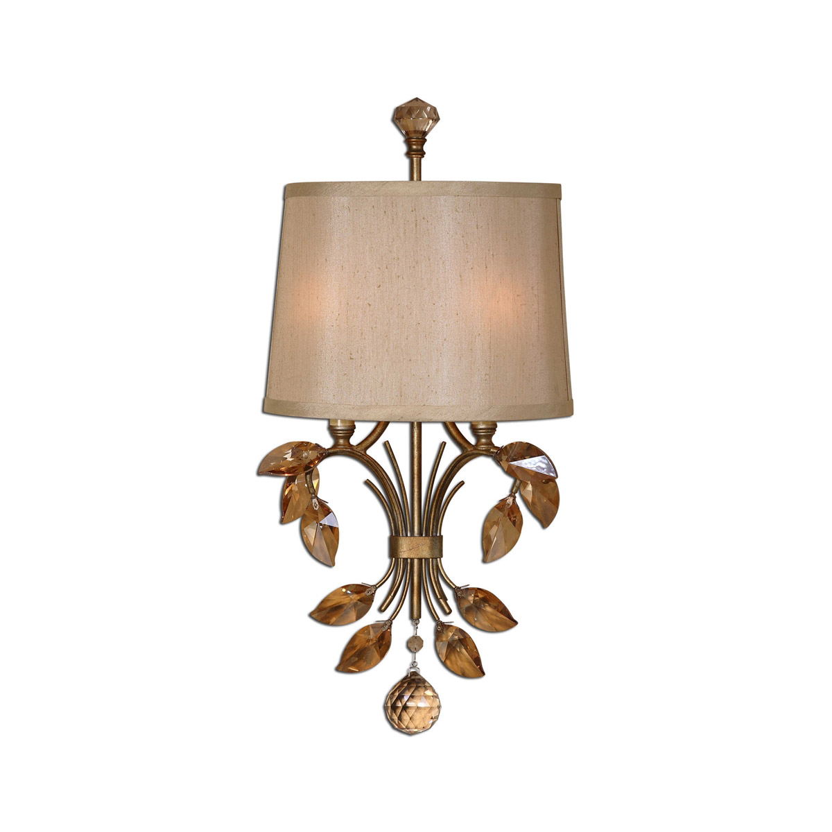 Alenya 2 Light 12 inch Burnished Gold Wall Sconce Wall Light