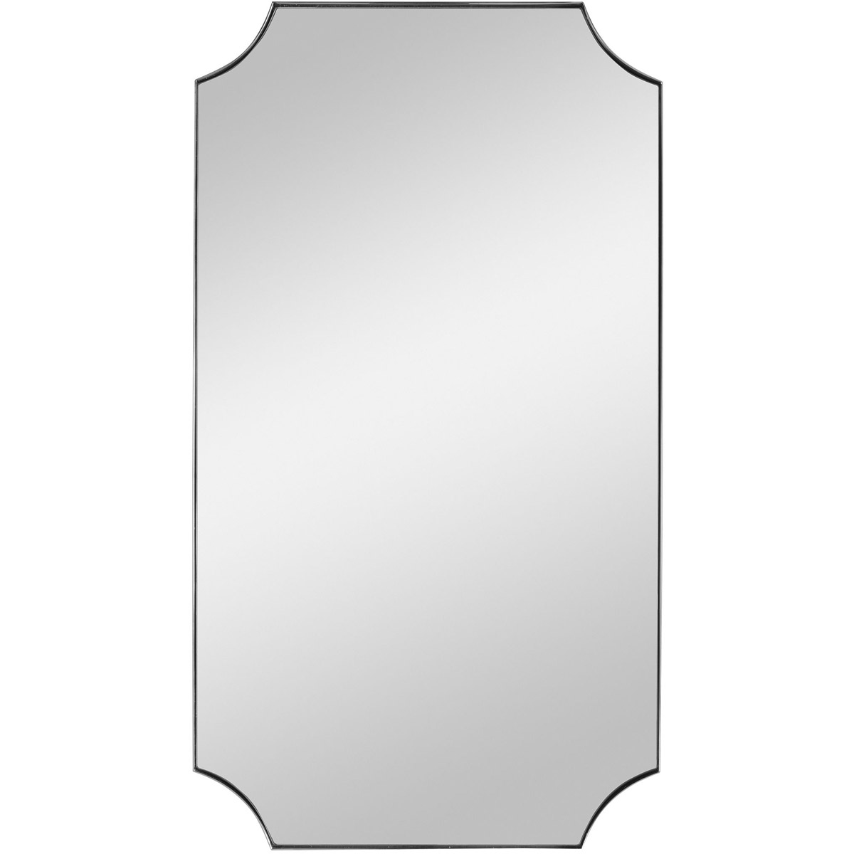 Lennox 40 X 22 inch Nickel Wall Mirror