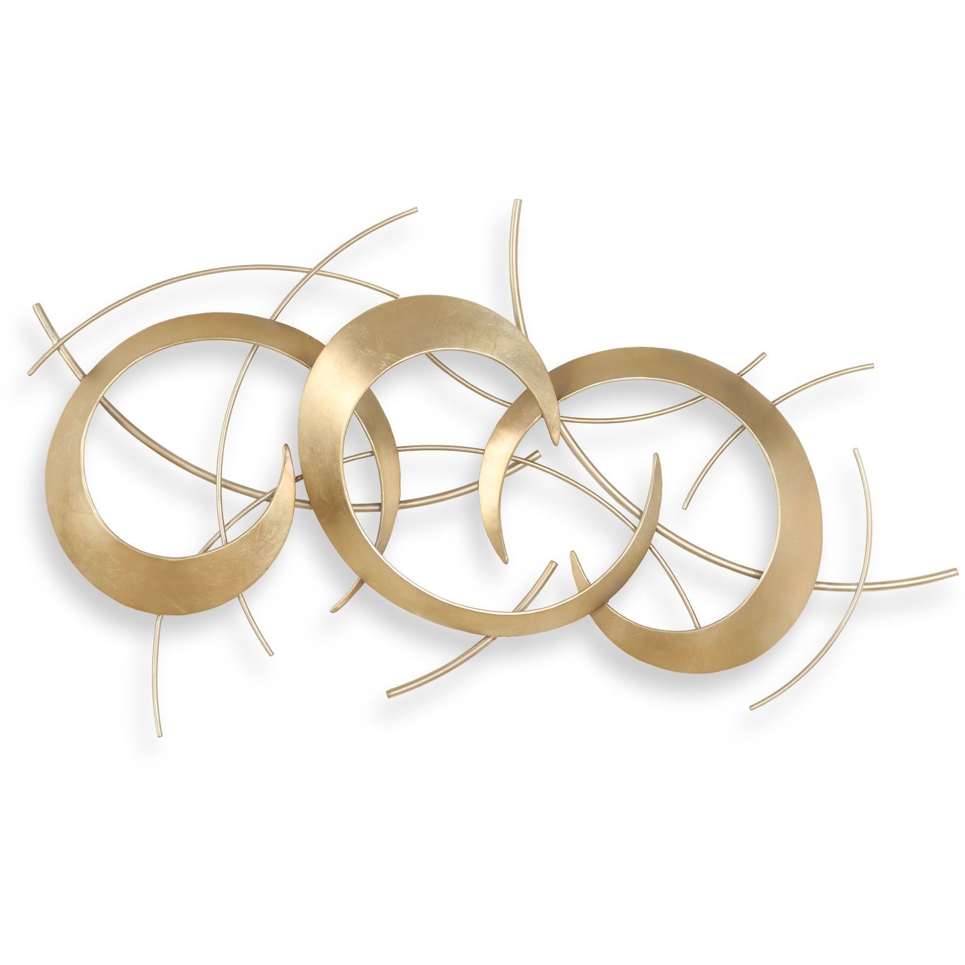 Motivate Antique Gold and Warm Silver Wall Art
