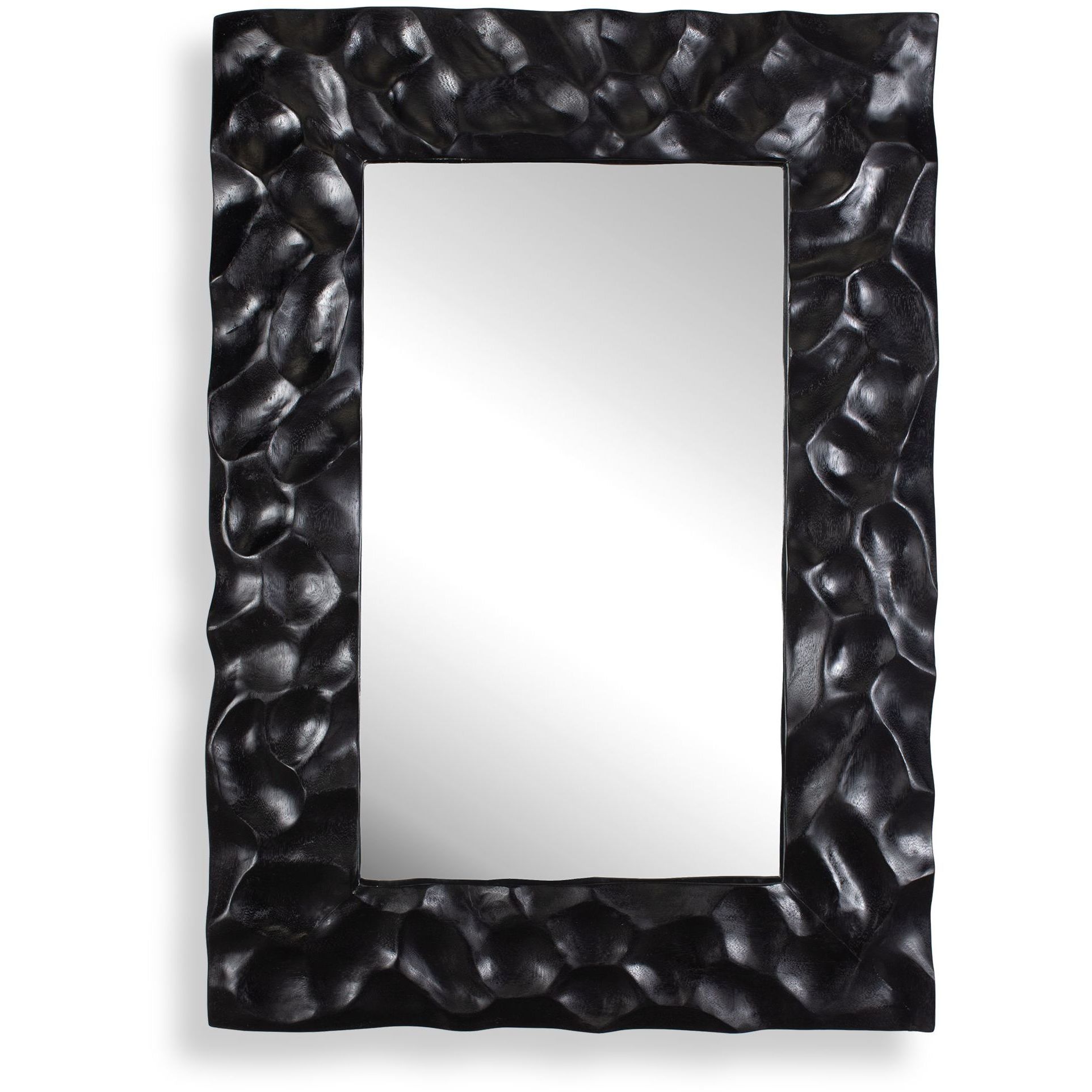 Malosi 39.4 X 27.6 inch Matte Black Mirror