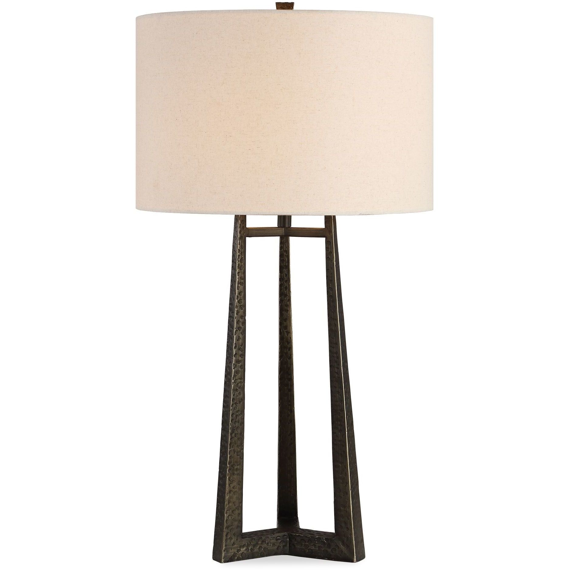 Midas 29.5 inch 150 watt Dark Bronze Table Lamp Portable Light